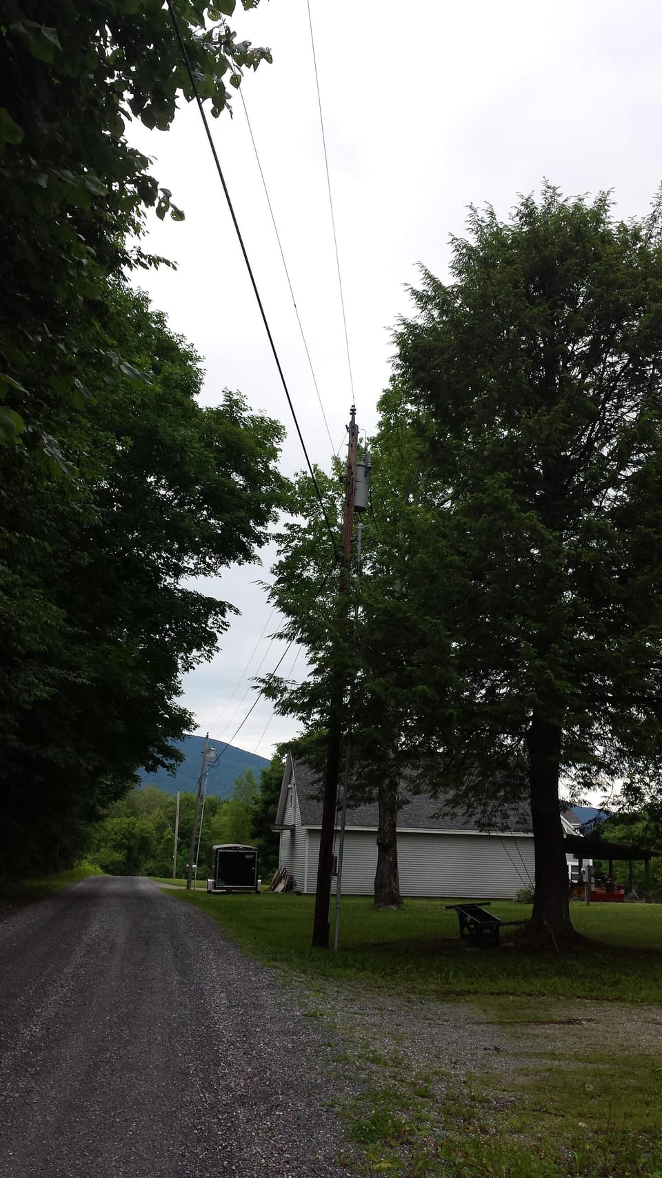 Secluded Road within walking distance to the Lye Brook Falls trail