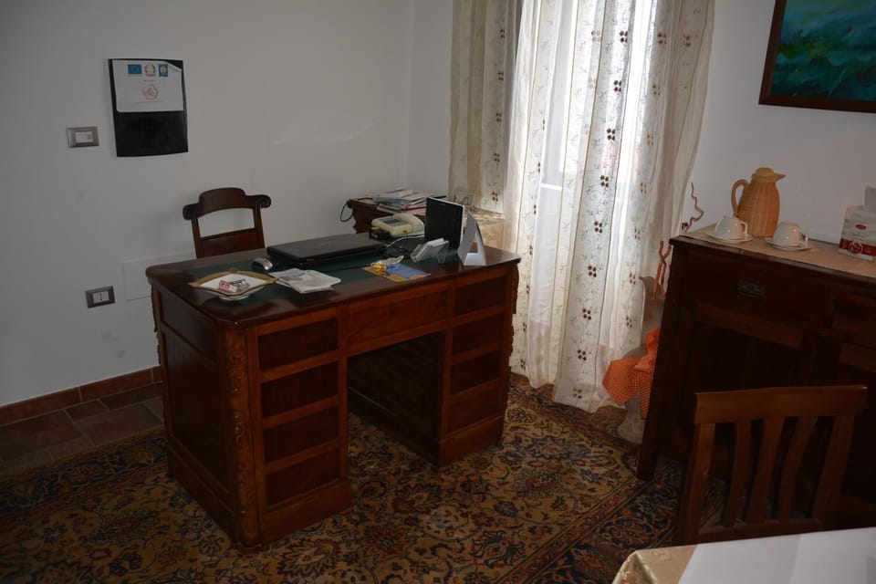 Desk, cribs (free), rollaway beds (surcharge), WiFi (free)