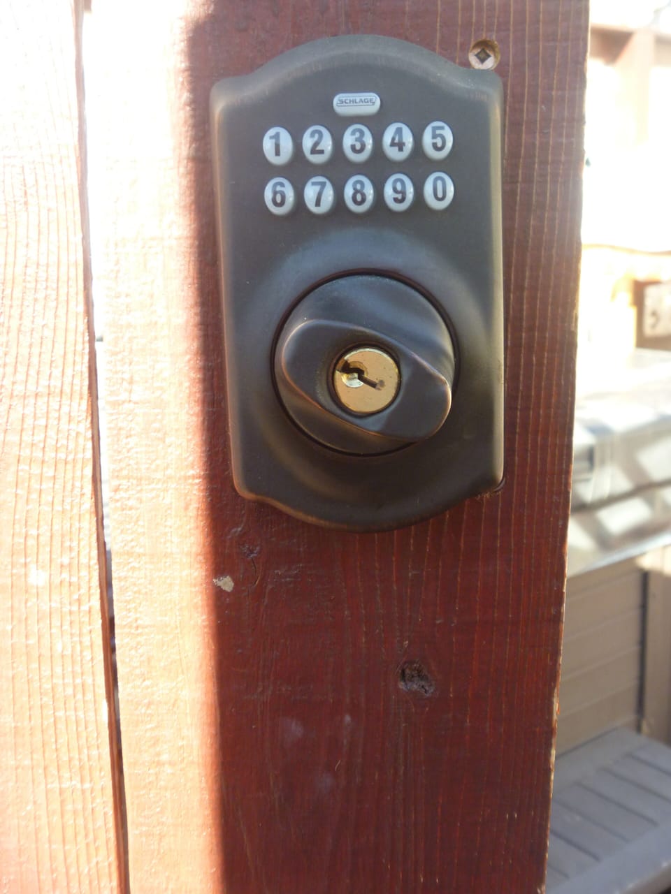 Keyless entry - never need to worry about losing keys in the sand