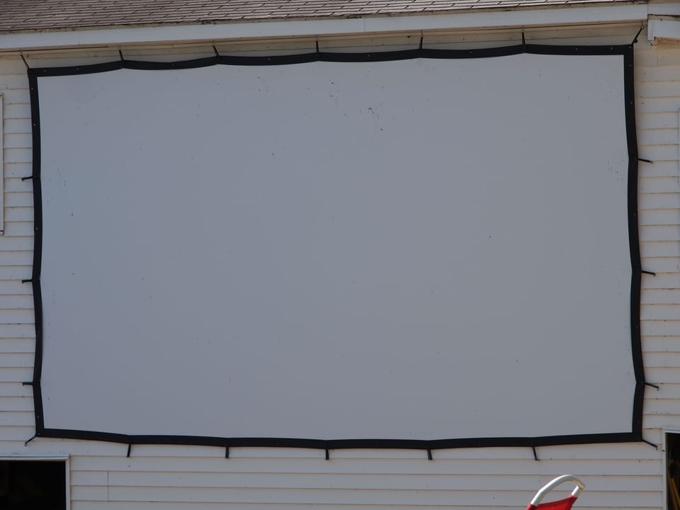 Outdoor Movie Screen!