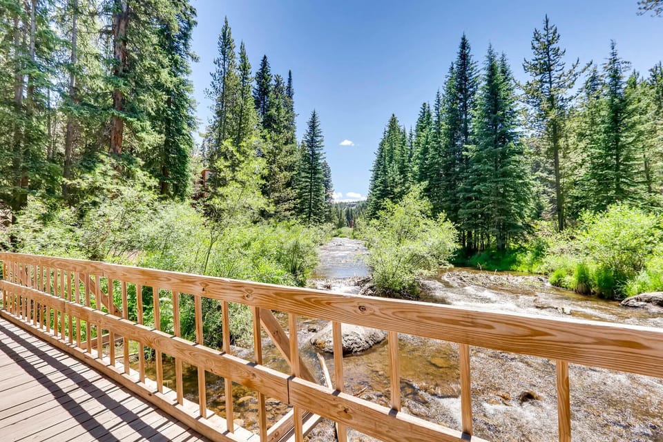 bridge to Quicksilver lift