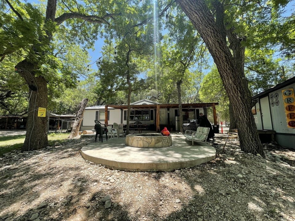 Front of Home facing the Frio River