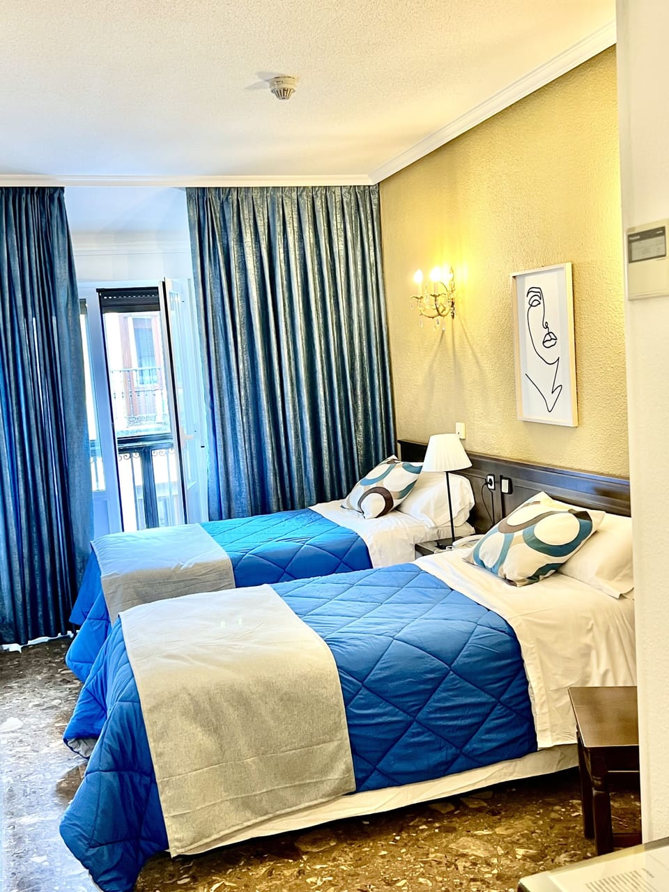 Basic Twin Room, 2 Twin Beds, Private Bathroom | Premium bedding, in-room safe, desk, blackout drapes