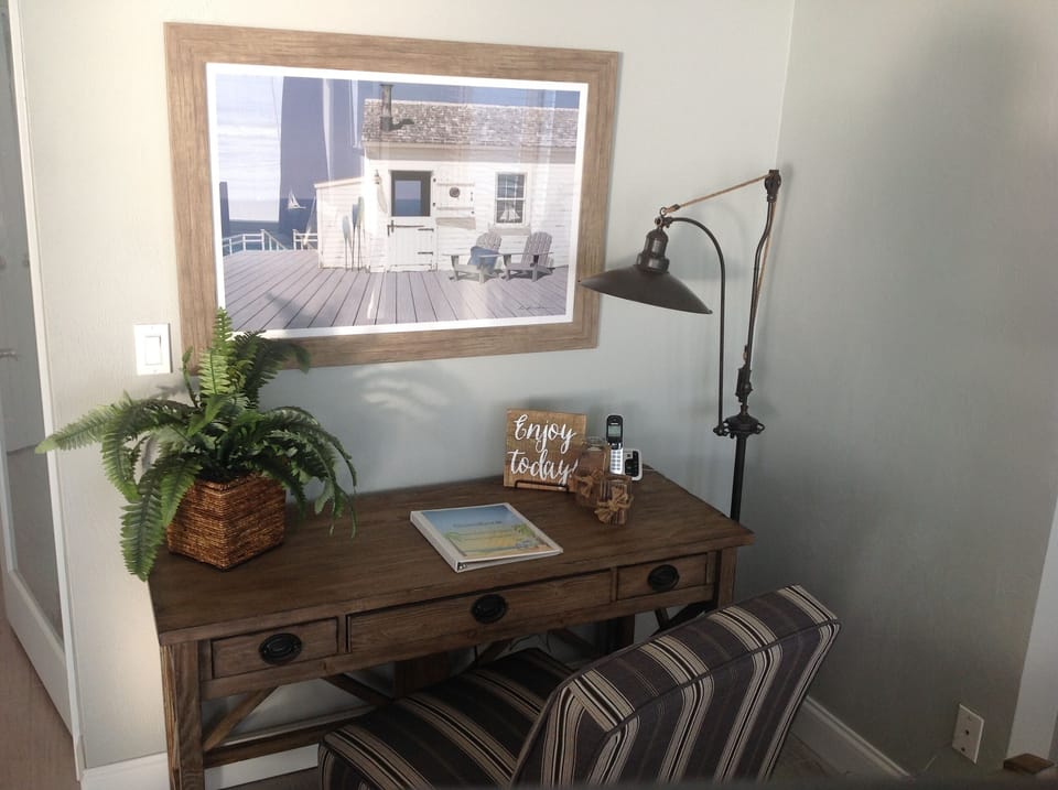 Desk off the kitchen