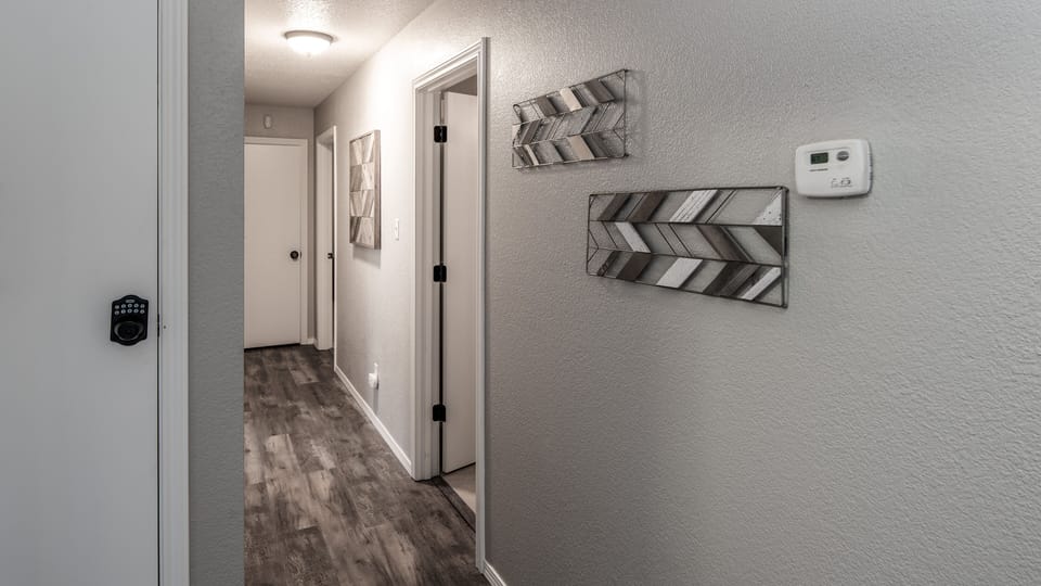 Hallway leading to bedrooms