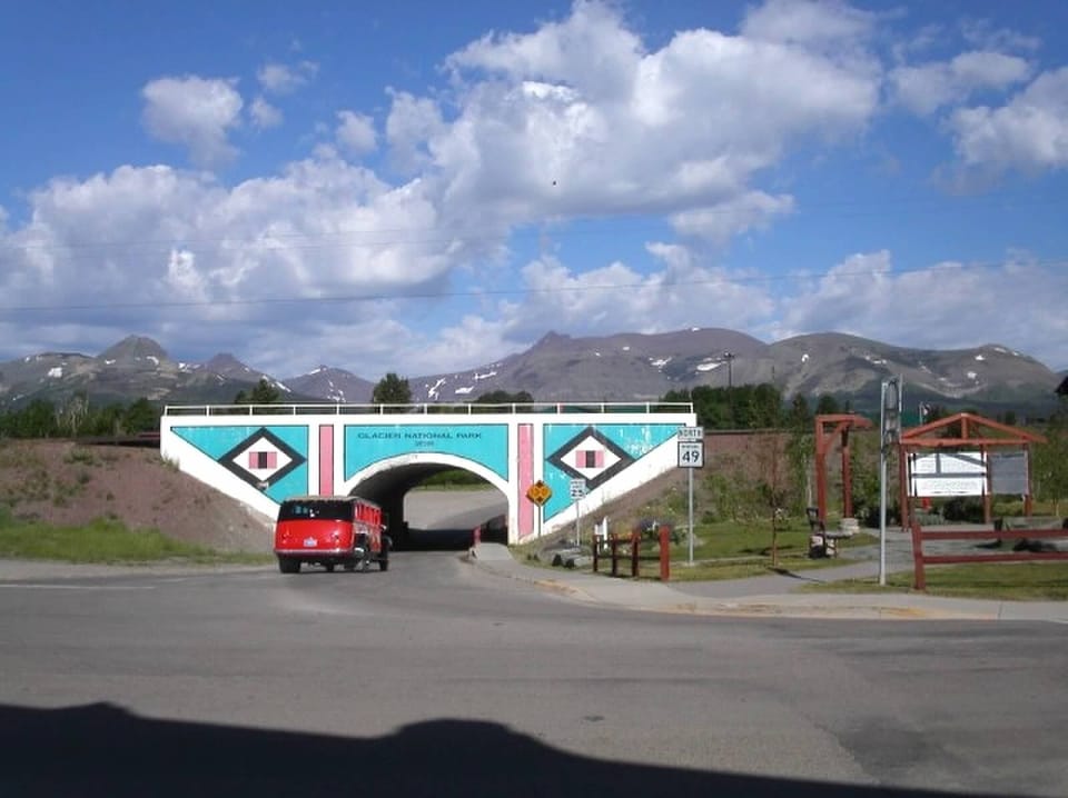 Entrance to Glacier Park
