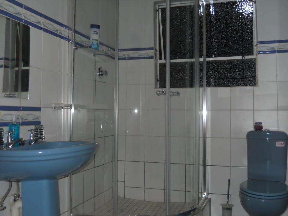 Standard Double Room | Bathroom | Shower, hair dryer (on request), towels
