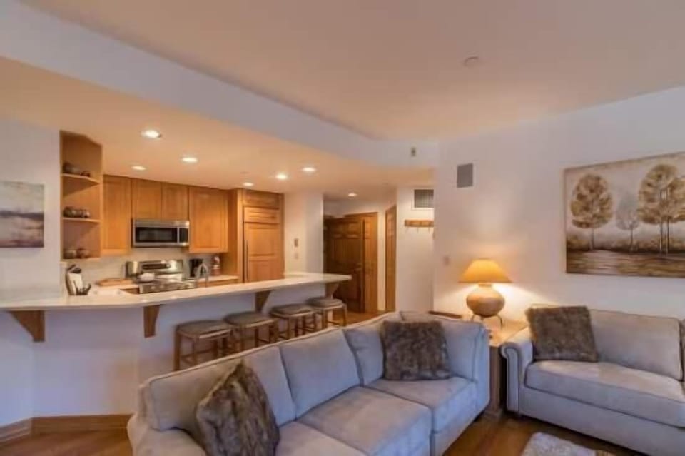 Apartment, 2 Bedrooms | Living area | Fireplace