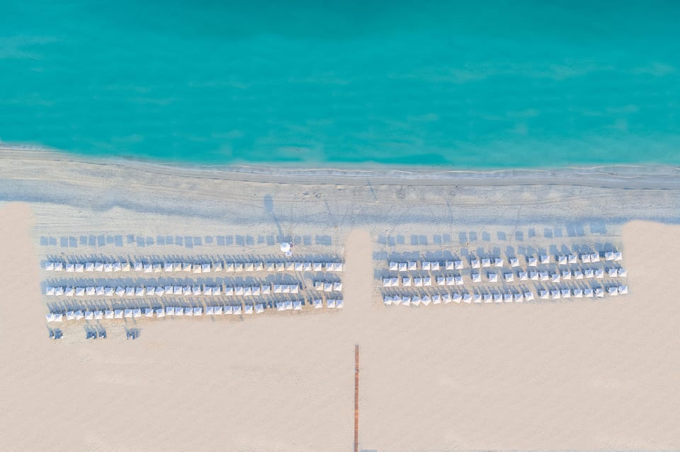 Private beach, beach yoga, beach volleyball