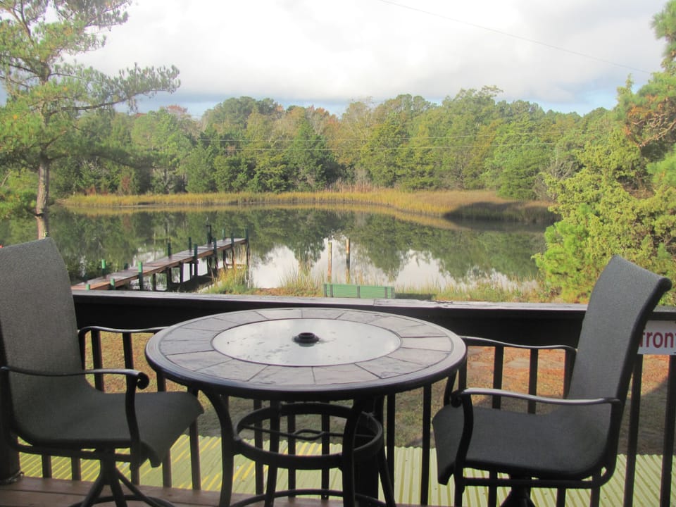 Morning Coffee Spot overlooking water