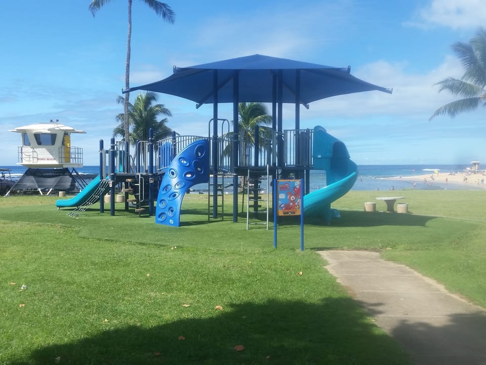 Short walk to Poipu Beach Park