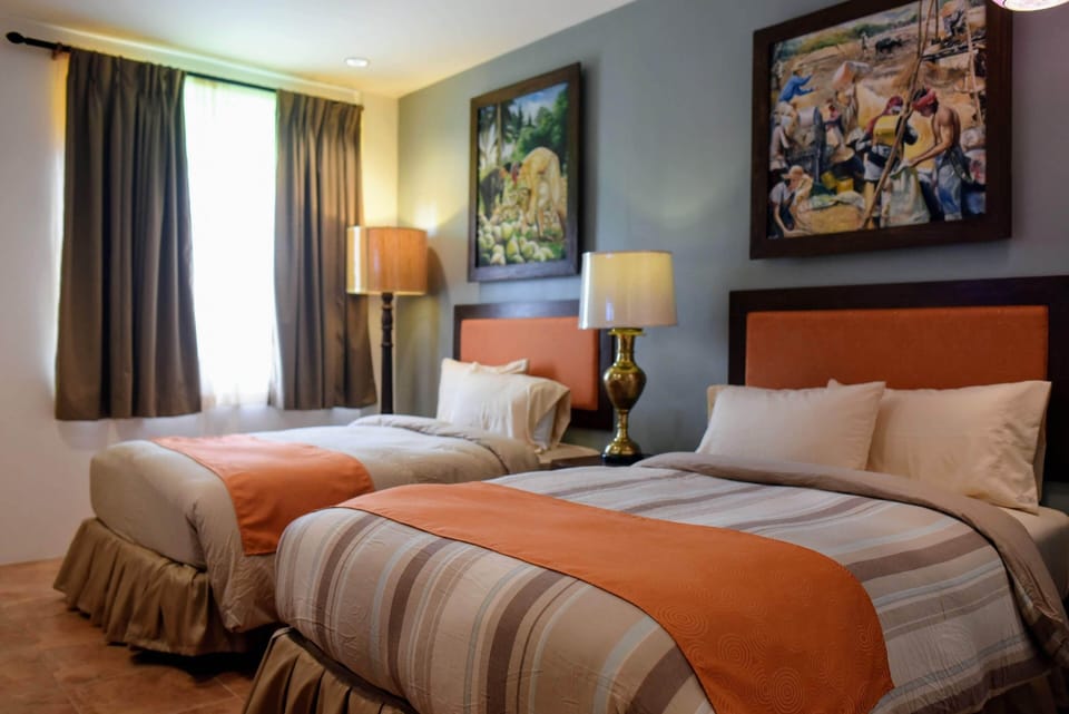 Hypo-allergenic bedding, individually decorated, individually furnished
