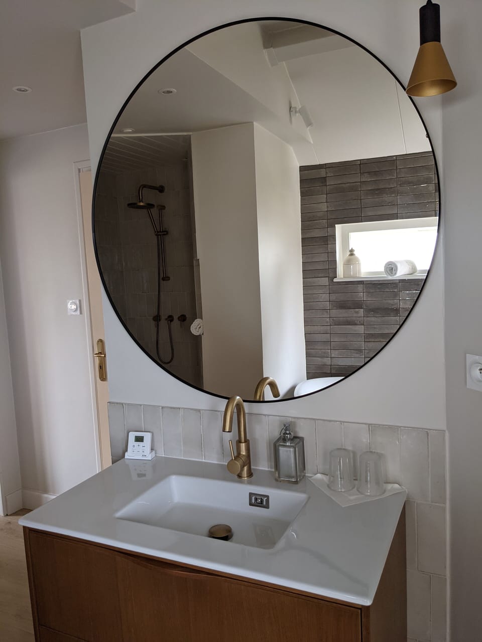 Double Room (Liserons) | Bathroom | Hair dryer, towels