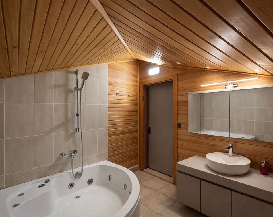 Double Room, Balcony | Bathroom | Free toiletries, hair dryer, slippers, towels