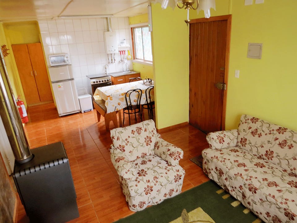 Standard Cabin, Non Smoking | Living area | TV, fireplace