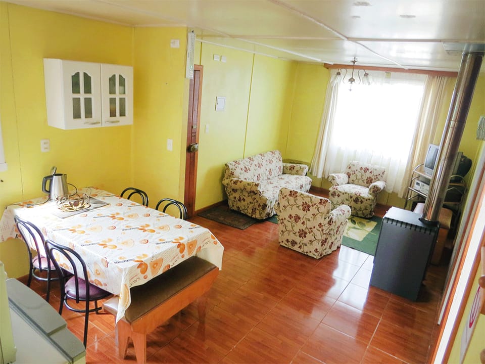 Standard Cabin, Non Smoking | Living area | TV, fireplace