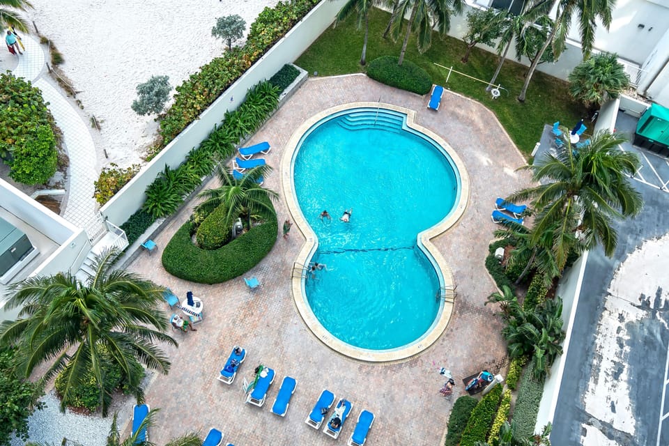 view from balcony