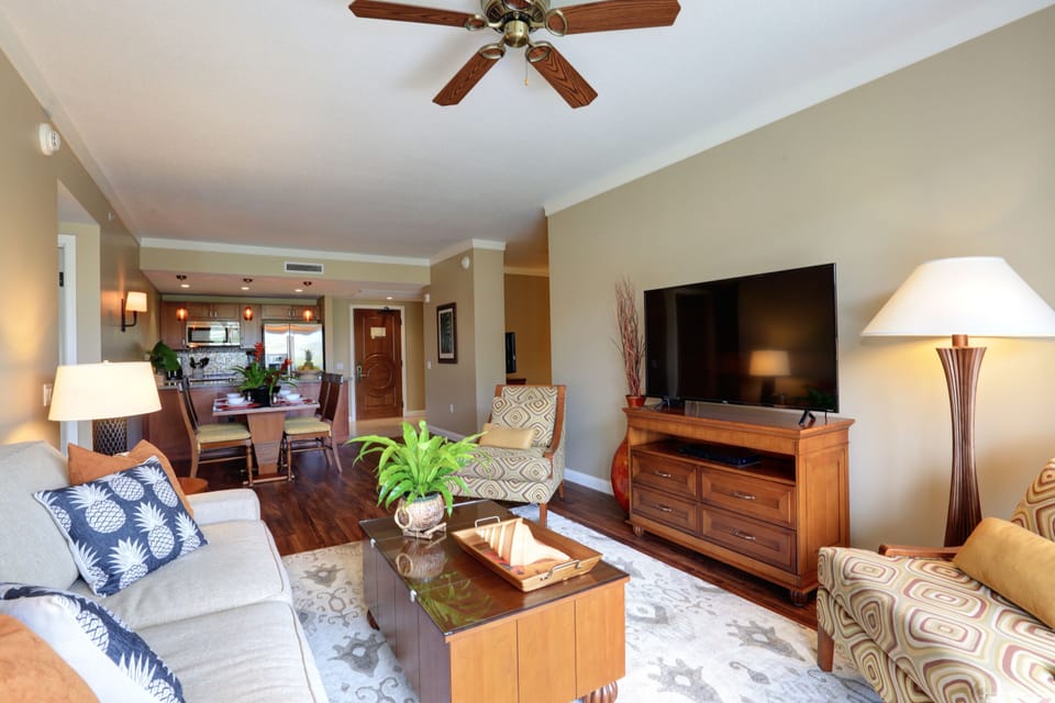 Living room with TV
