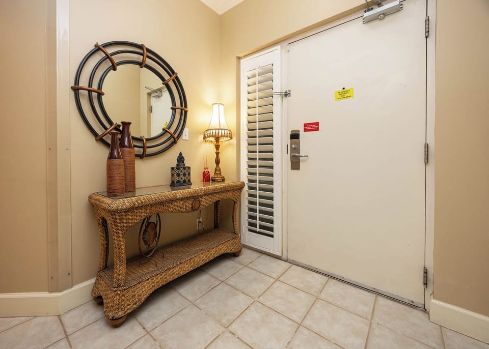 Welcoming entryway to your vacation rental inviting you to explore your vacation retreat
