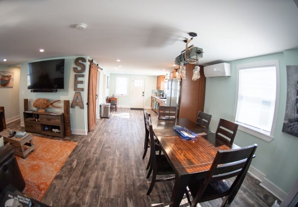 Open concept dining area