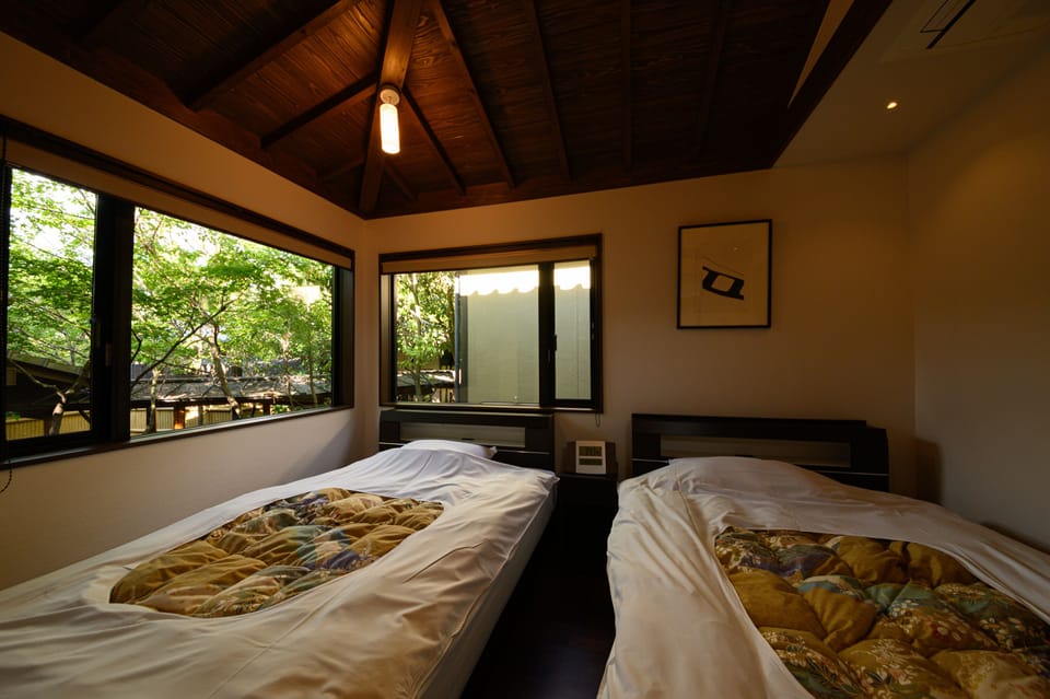 Japanese Western Room with Shigaraki-yaki Ceramics Bath, Non Smoking | In-room safe, individually decorated, individually furnished, bed sheets