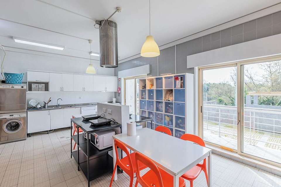 Shared fridge, microwave