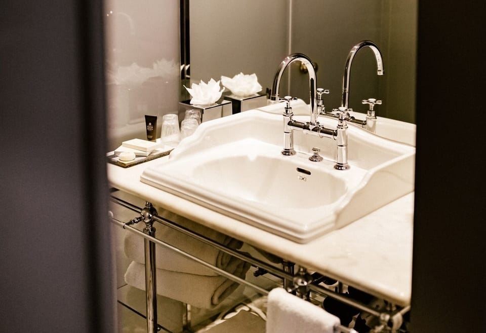 Shower, free toiletries, hair dryer, bathrobes