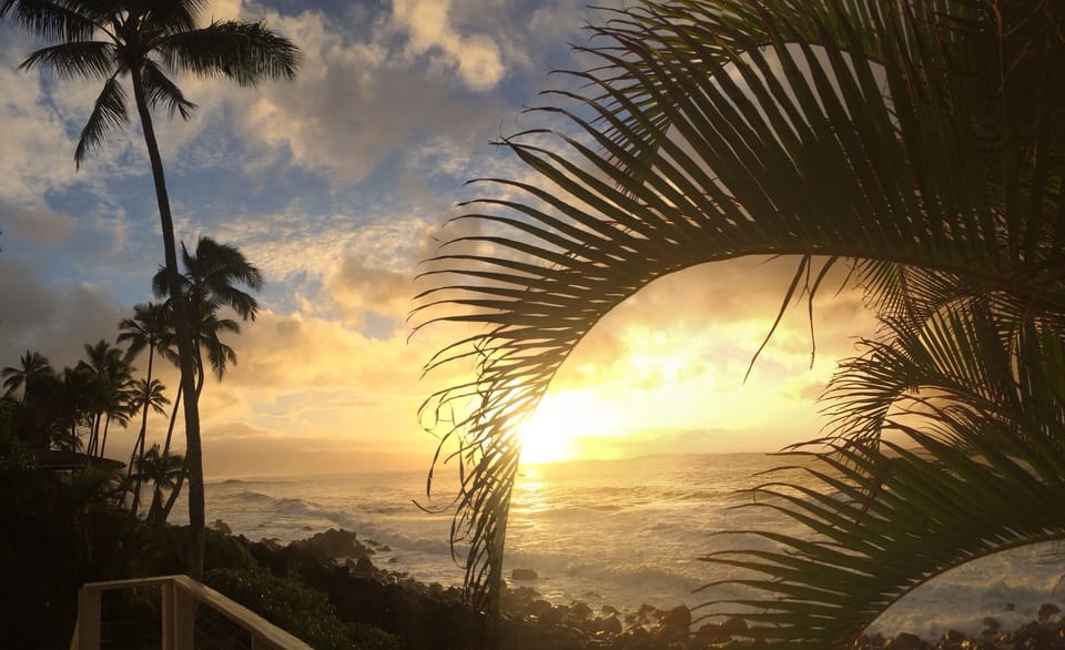 Sunset from our deck