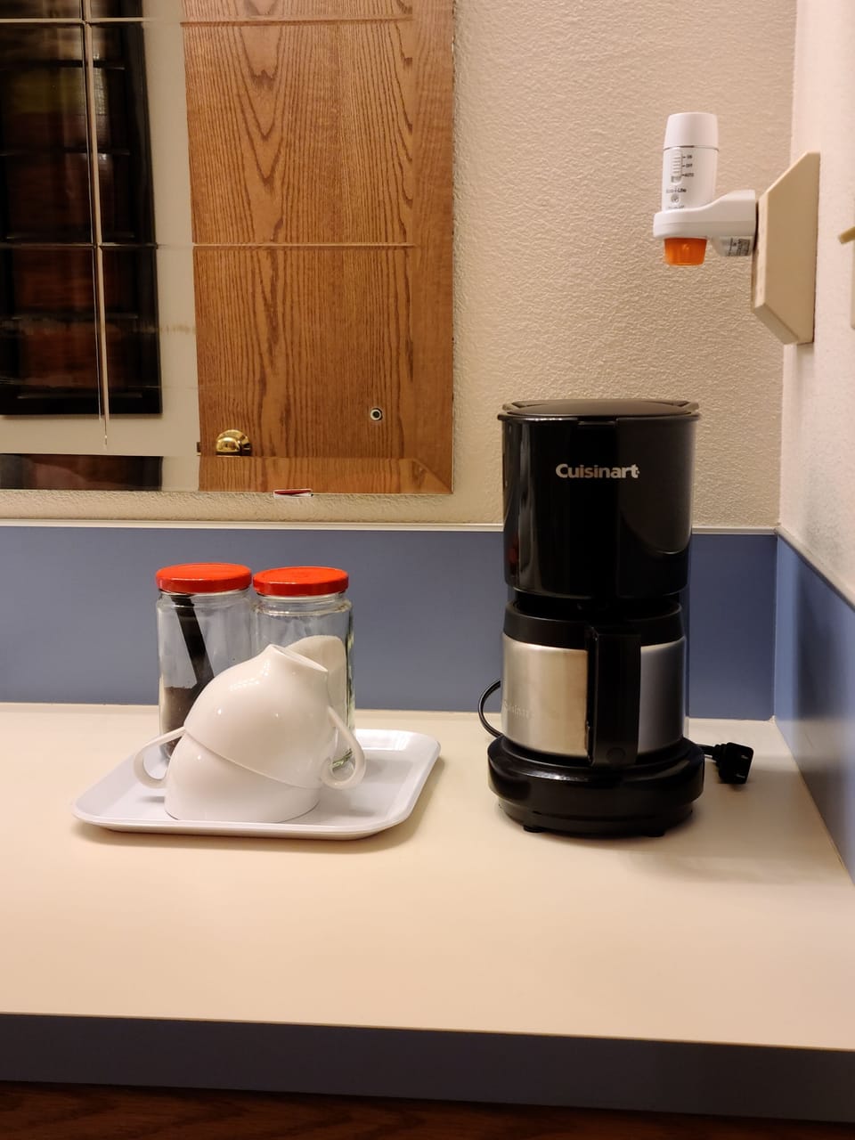 Provided freshly grinded coffee and tea are from the local producers 