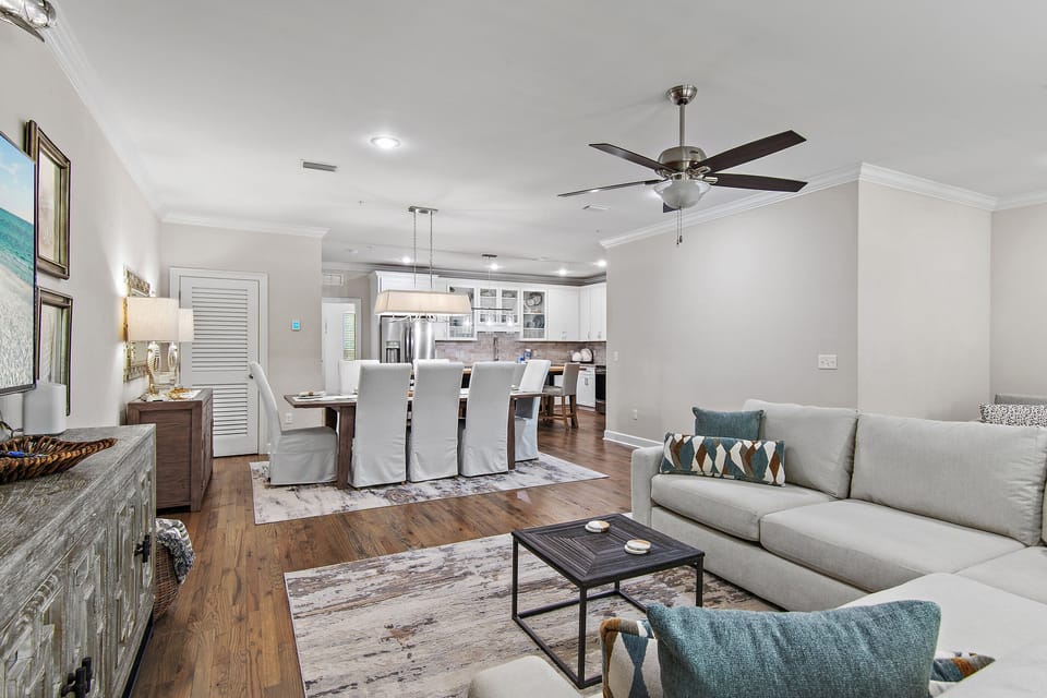 Living and dining space