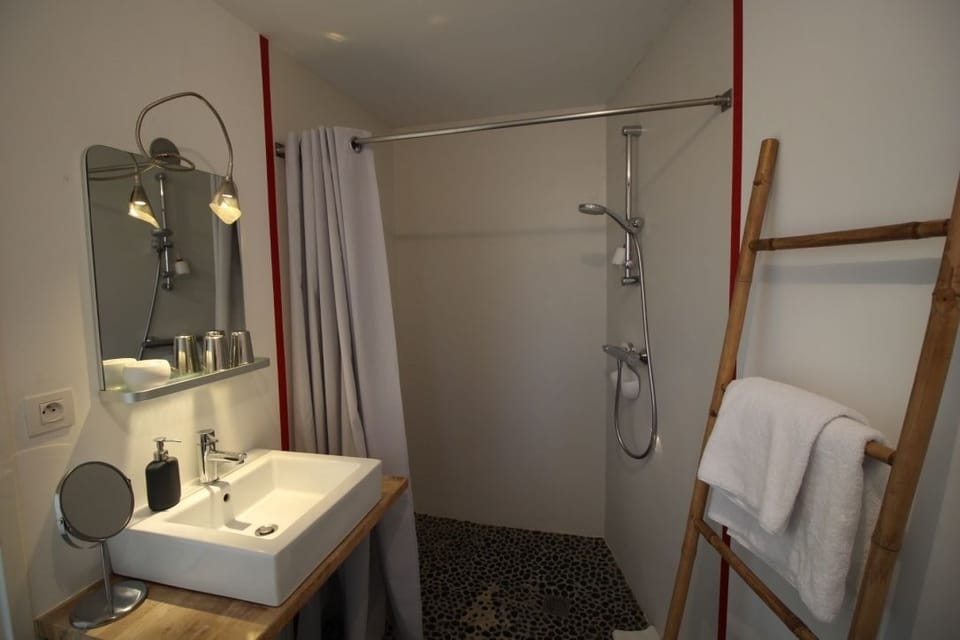 Standard Double Room | Bathroom | Shower, free toiletries, towels