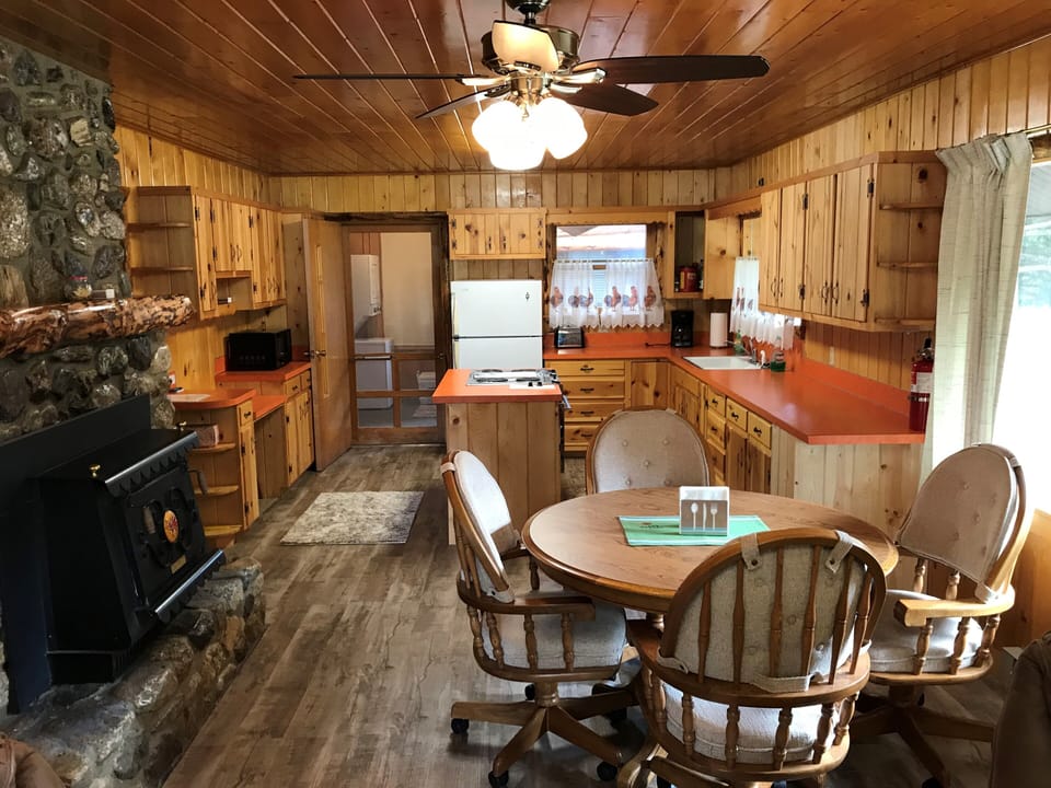 Dining & Kitchen - New Flooring and Ceiling Fan