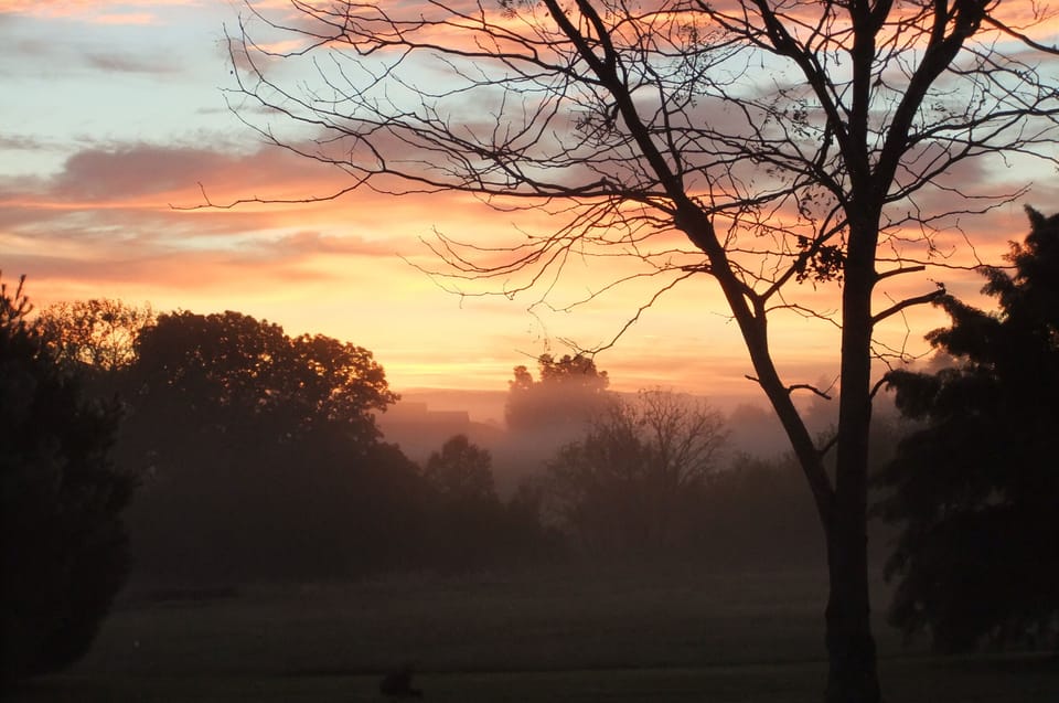 Sunrise that you can witness