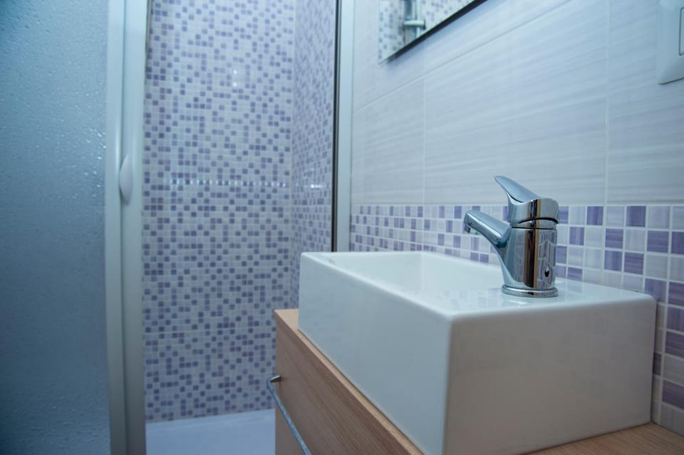 Free toiletries, hair dryer, bathrobes, bidet