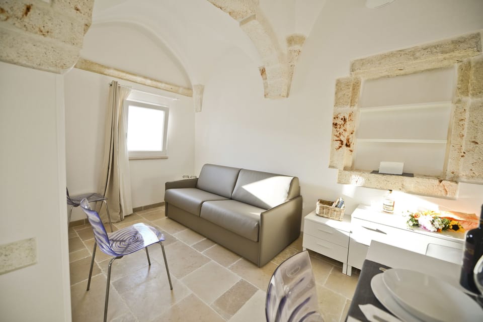 Deluxe Apartment, 2 Bedrooms, Terrace | Living area | Flat-screen TV