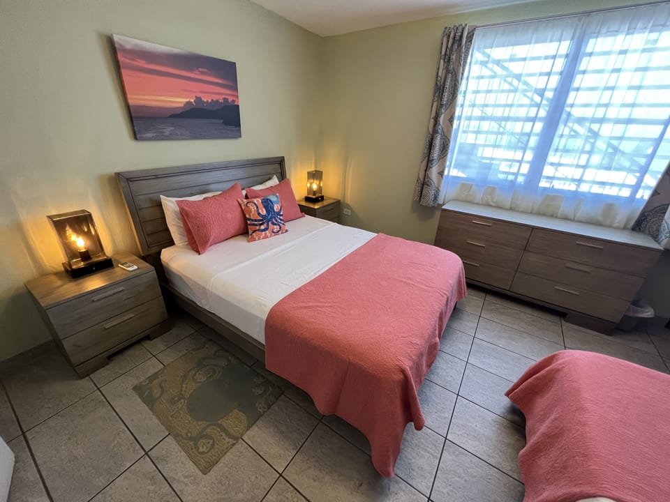 Deluxe Apartment, 2 Bedrooms, Kitchen, Partial Ocean View (Room #6) | In-room safe, blackout drapes, iron/ironing board, WiFi (free)