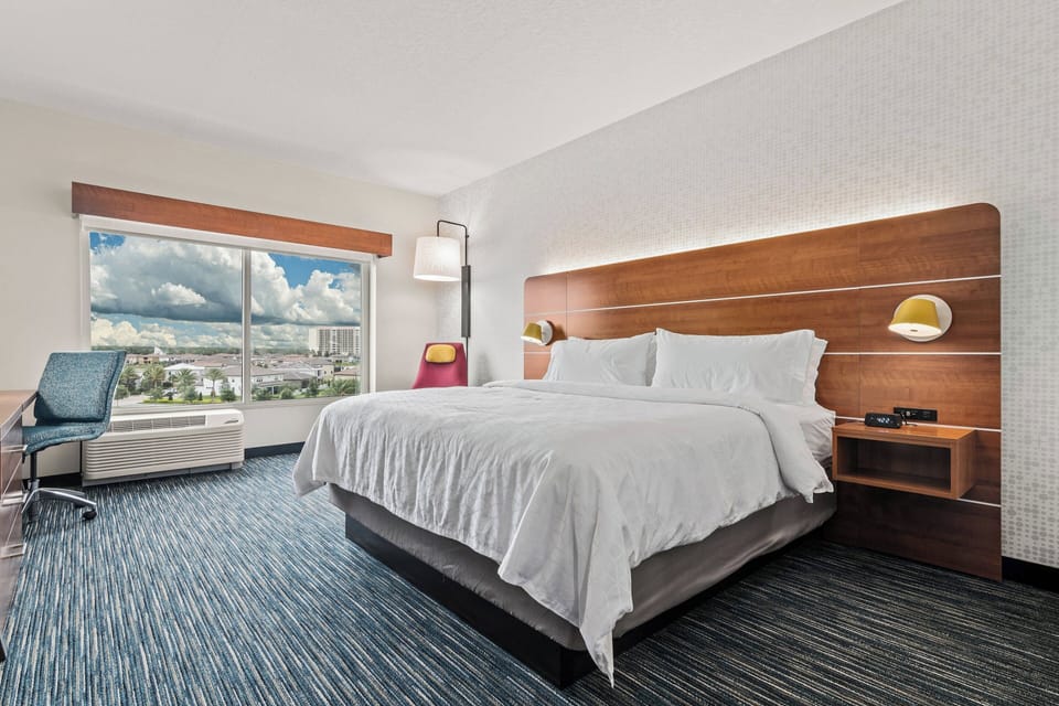In-room safe, desk, laptop workspace, blackout drapes