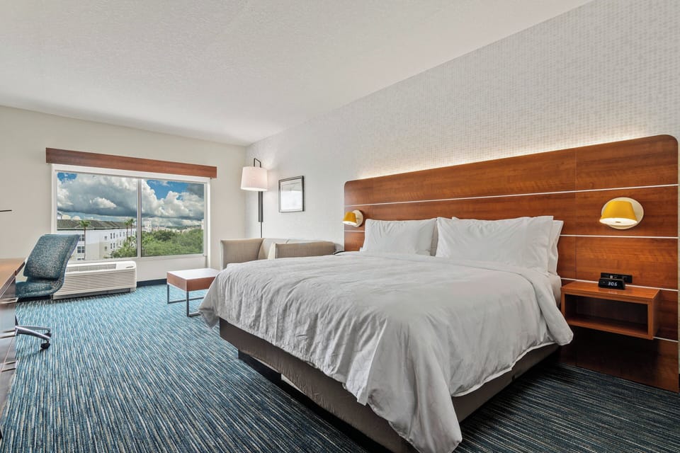In-room safe, desk, laptop workspace, blackout drapes