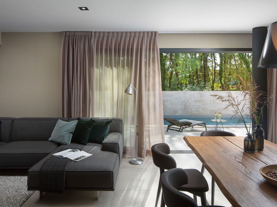 Room, Interior Design, Furniture, Property, Curtain, Living Room, Building, Floor, Wall, Window Treatment