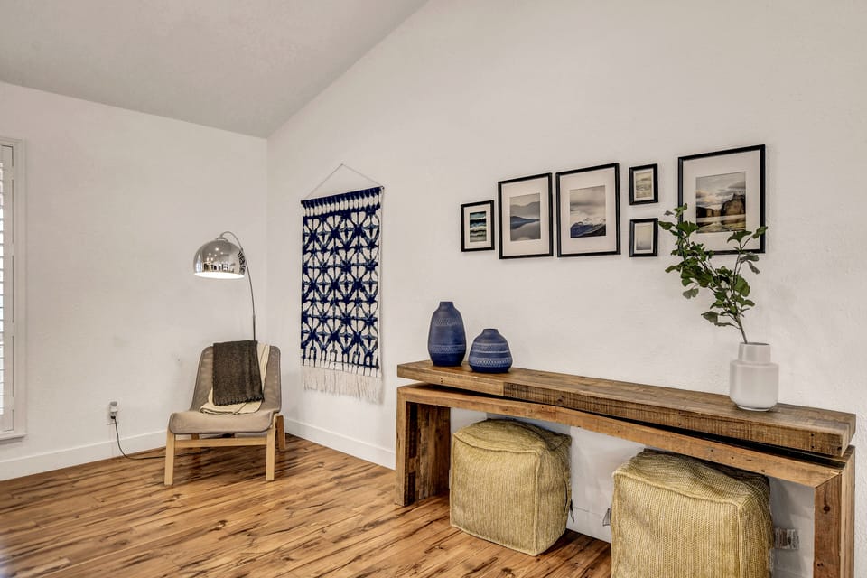 Living room console table