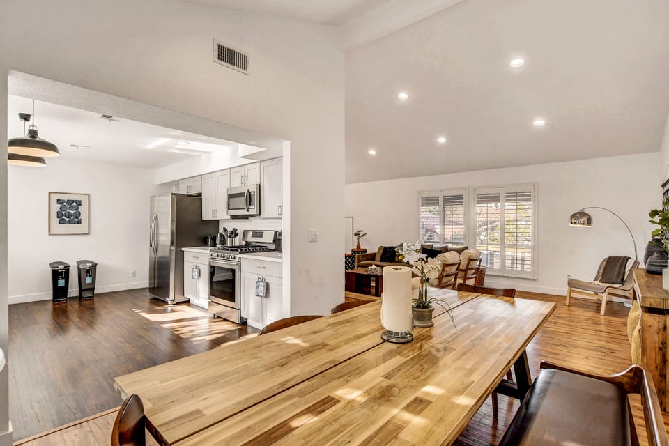 Open concept layout
