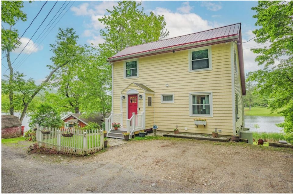 There is parking for three cars right in front of the cottage.