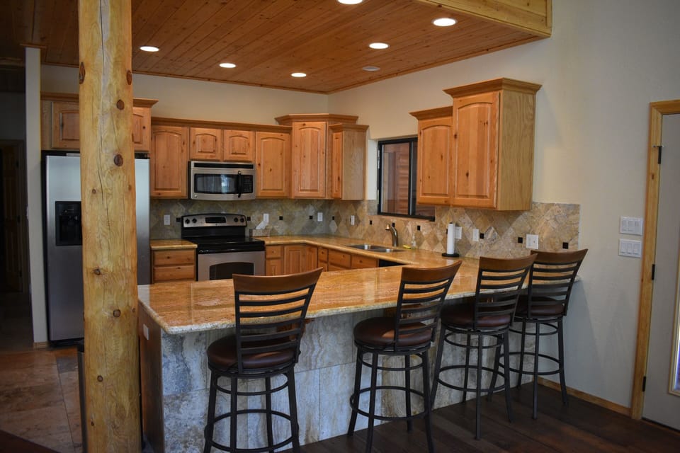 Full-service kitchen and bar