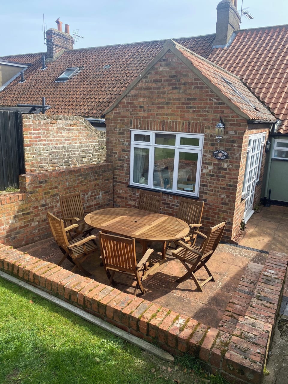 Patio area with seating