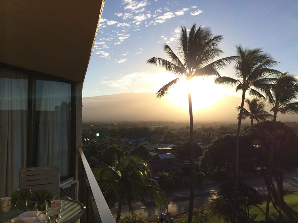 View the Sunrise over majestic Haleakala National Park from your A502 lanai