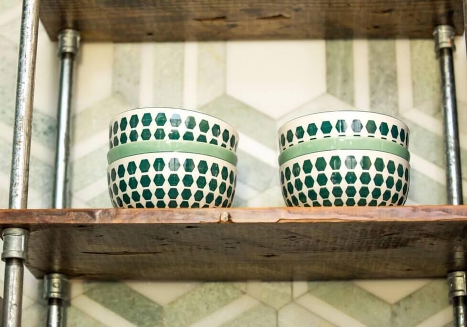 Bowls has been chosen for both quality and charm—no detail overlooked.
