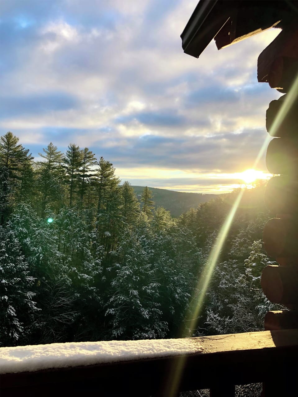 Winterscaped Sunrise. 