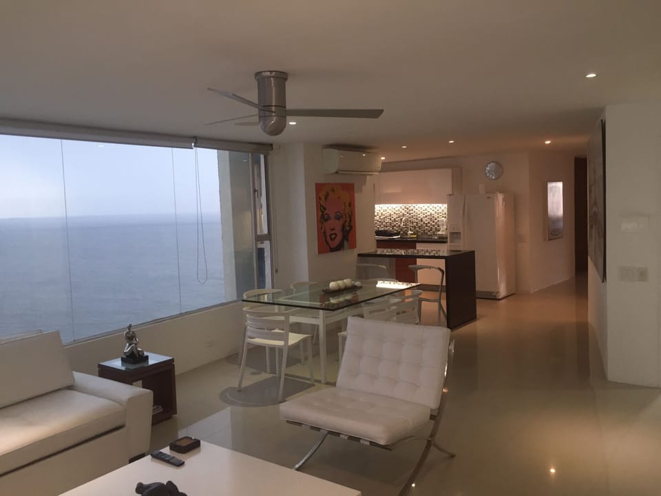 Amazing ocean view from the large living room window