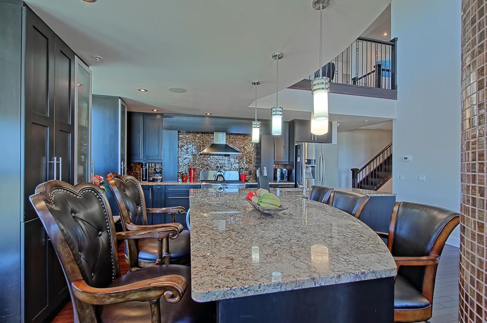 Our counter bar is perfect for intimate gatherings.