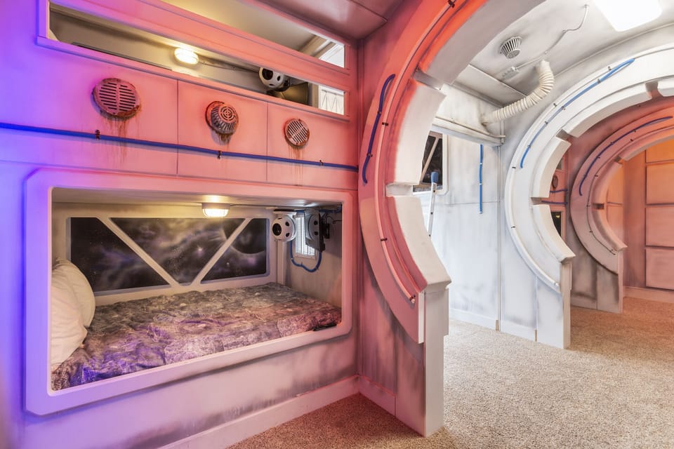 Your Kids Will Have a Ball Sleeping Inside a Space Ship.